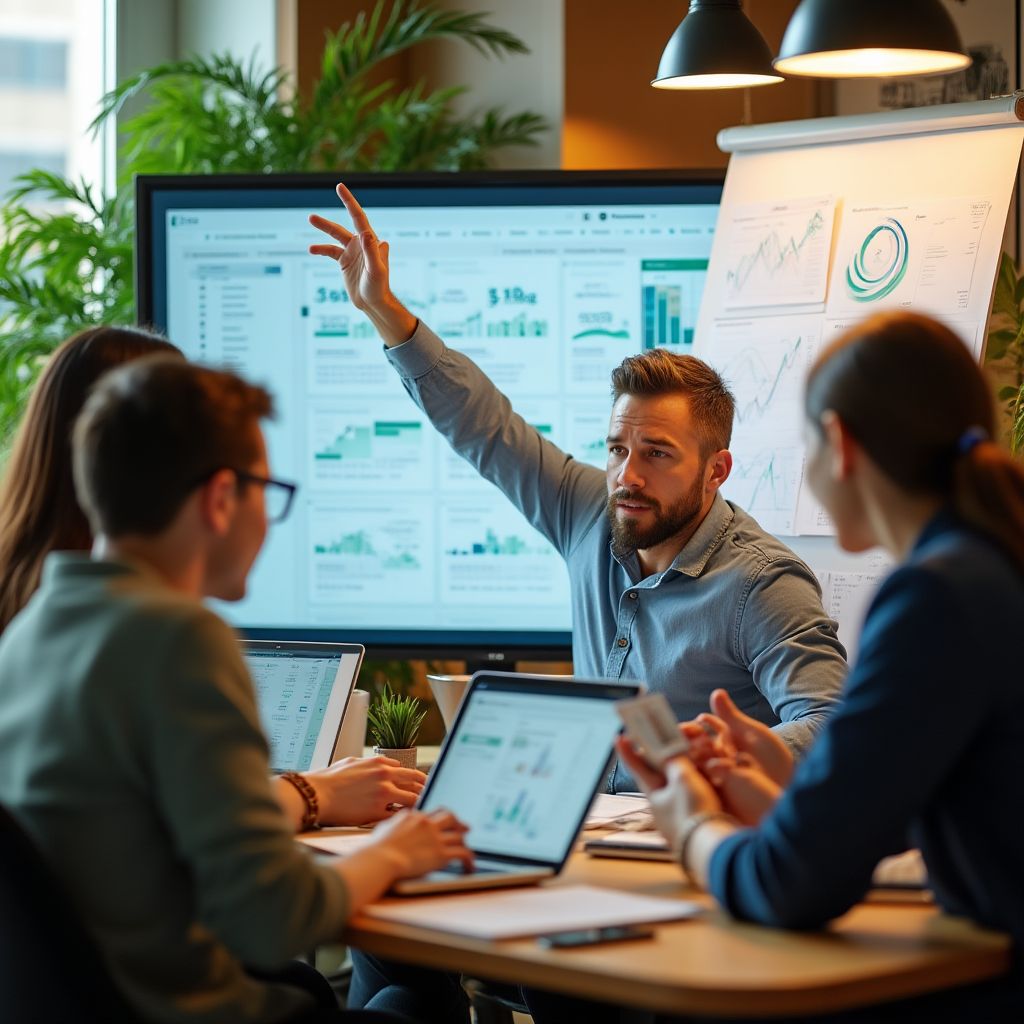 Finanzexperten bei der Arbeit