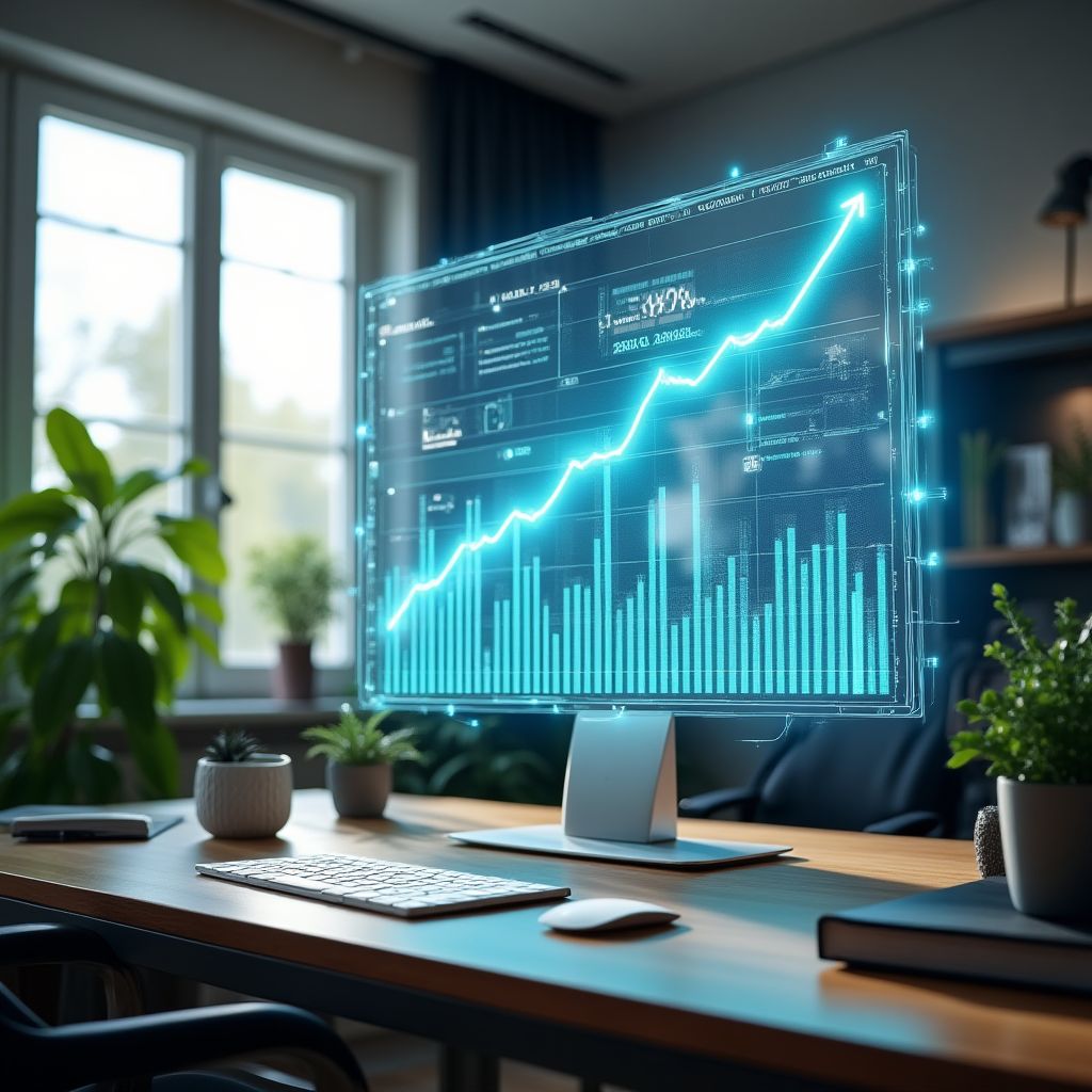 Zukunftsorientierte Finanzplanung Visualisierung